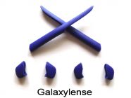 Galaxy Replacement Nose Pads & Earsocks Rubber Kits For Oakley Fast Jacket And Fast Jacket XL Blue Color